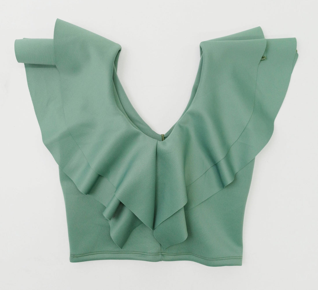 Blusa Cuello v Bolero Corta