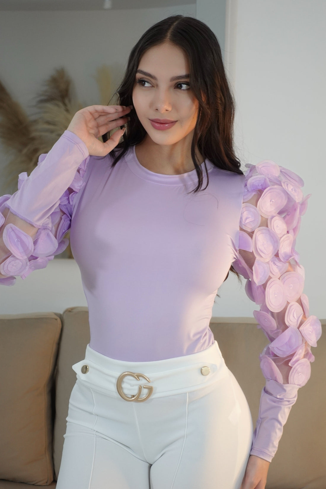 Blusa Manga Larga Tull Circulos
