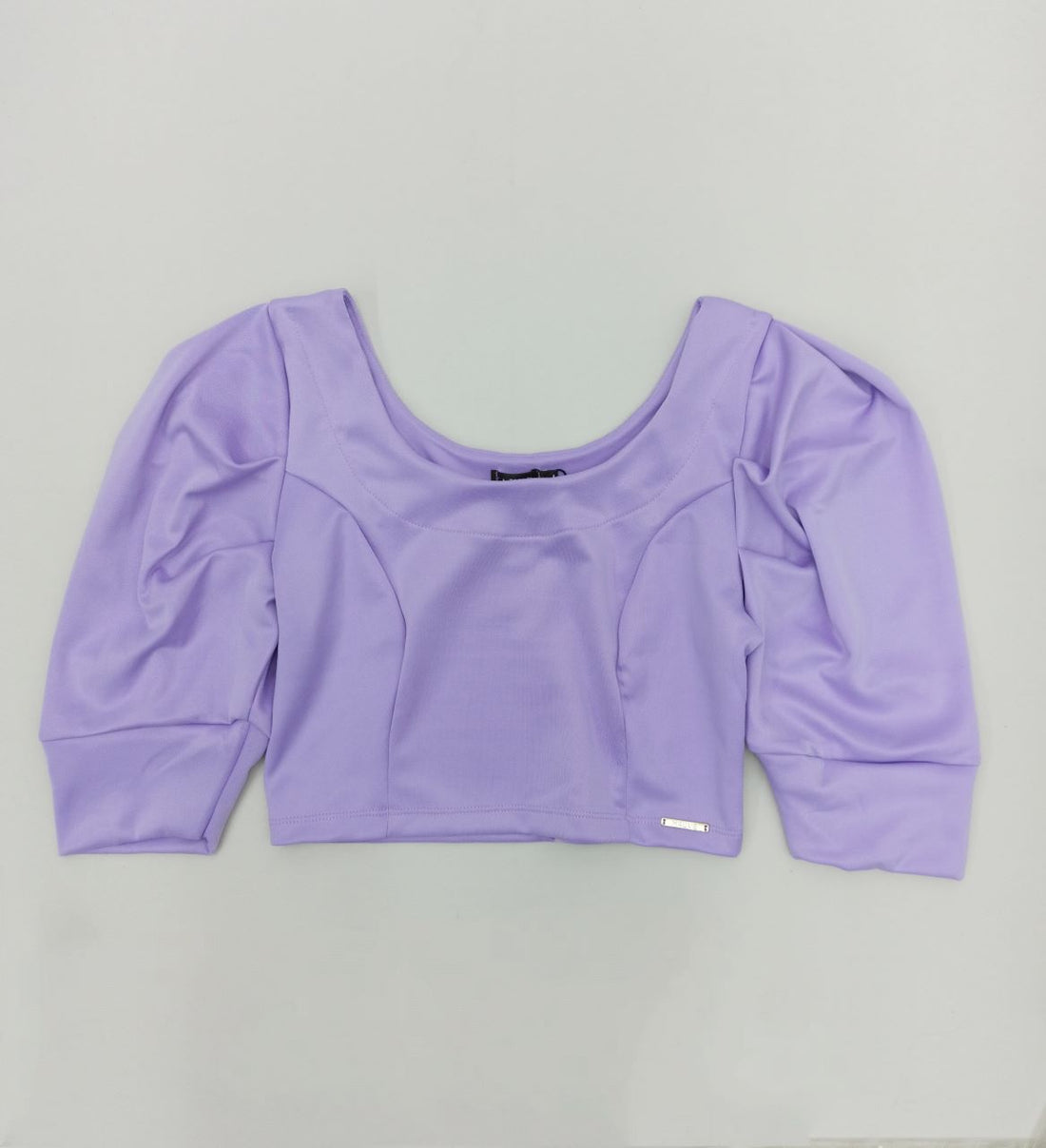 Blusa Corta Cuello Redondo Manga Corta
