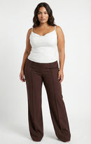 Pantalon Tiro Alto Vena Delantera Plus