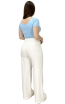 Pantalon Tiro Alto Vena Delantera Plus