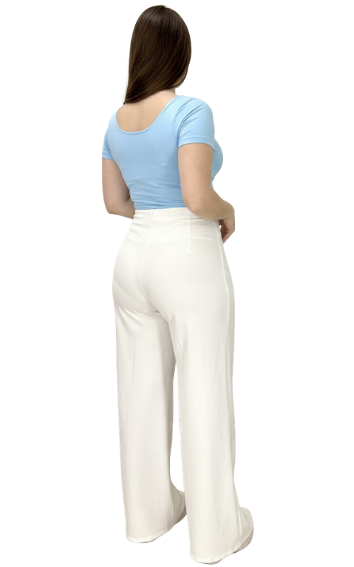 Pantalon Tiro Alto Vena Delantera Plus