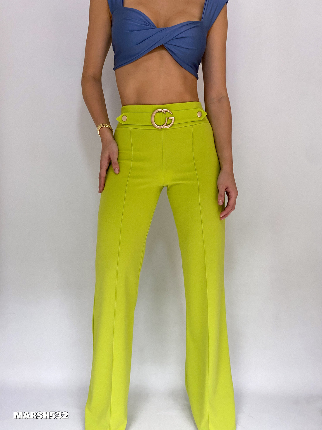 Pantalon Hebilla Cg Botones