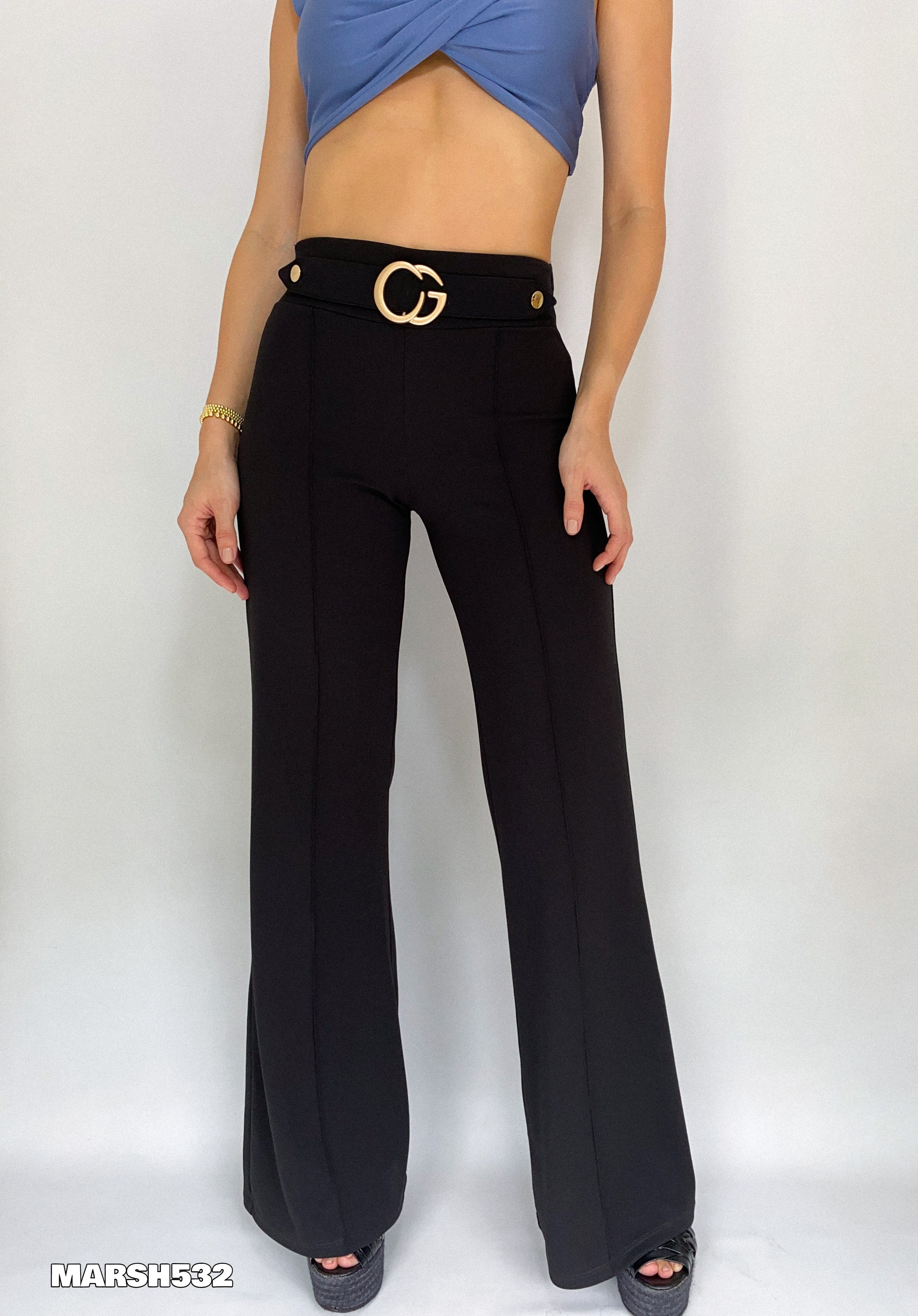 Pantalon Hebilla Cg Botones
