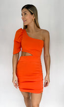 Vestido Manga Simetrica Arrunche En La F