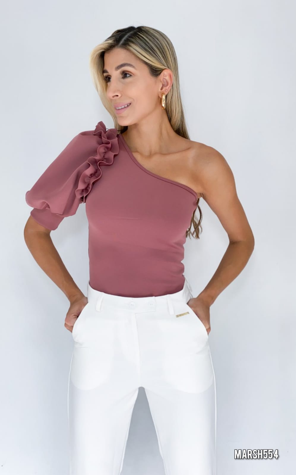 Blusa Asimetrica Bombacha Puno