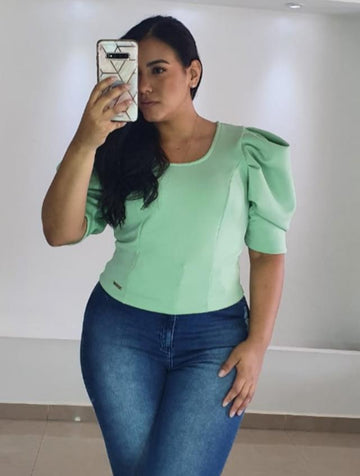 Blusa Manca 3/4 Bombacha