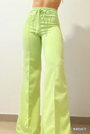 Pantalon Bota Ancha Con Herraje Ovalo