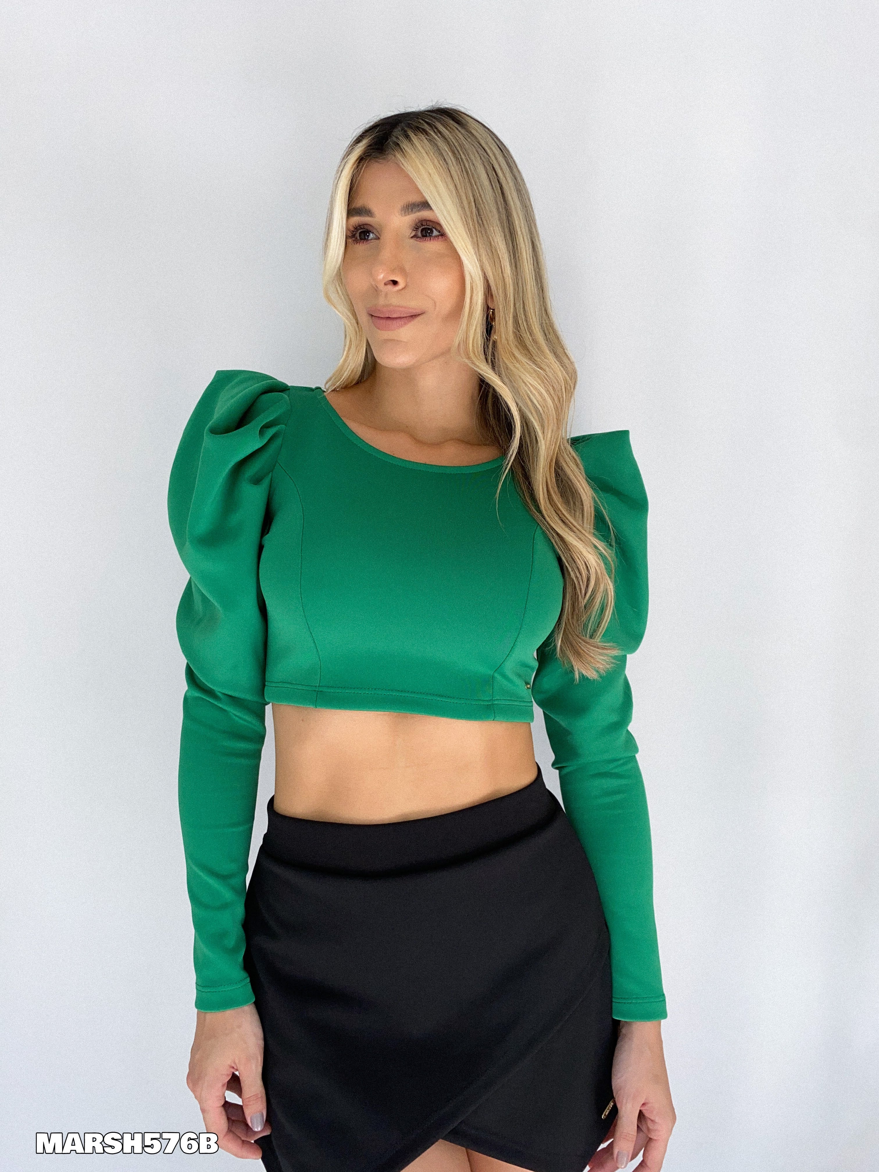 Blusa Manga Larga Bombacha