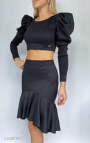 Conjunto Falda/Blusa Unicolor