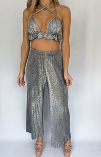 Conjunto Pantalon + Crop Top Amarrar Bri