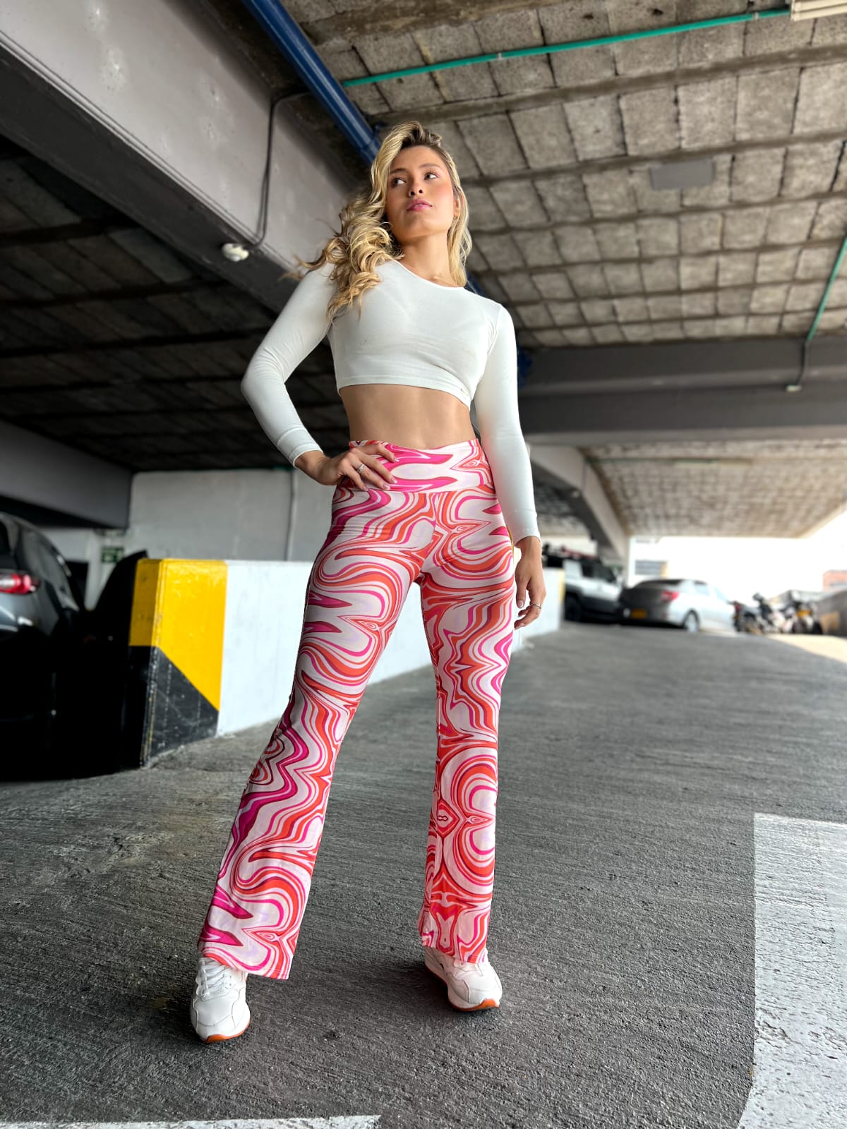 Pantalon Bota Campana Estampado