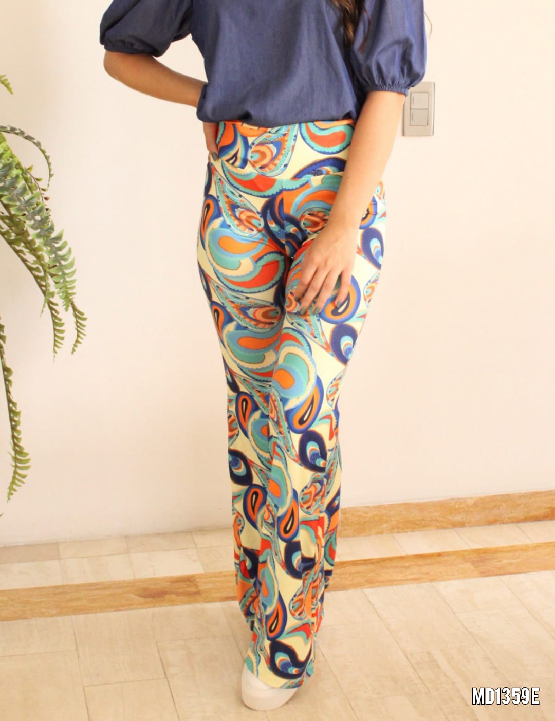 Pantalon Bota Campana Estampado