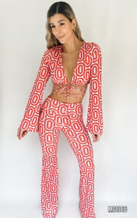 Conjunto Blusa Manga Larga Pantalon Bota
