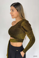 Blusa 1 Manga Fajon Brillos