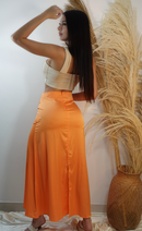 Falda Larga Unicolor