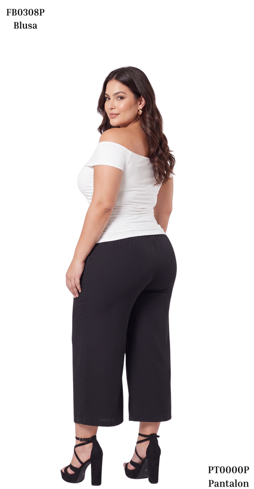 Pantalon Tipo Capri Tiras Amarrar Cintur