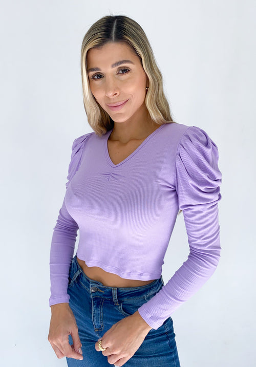 Blusa Manga Larga Busto Zurcido