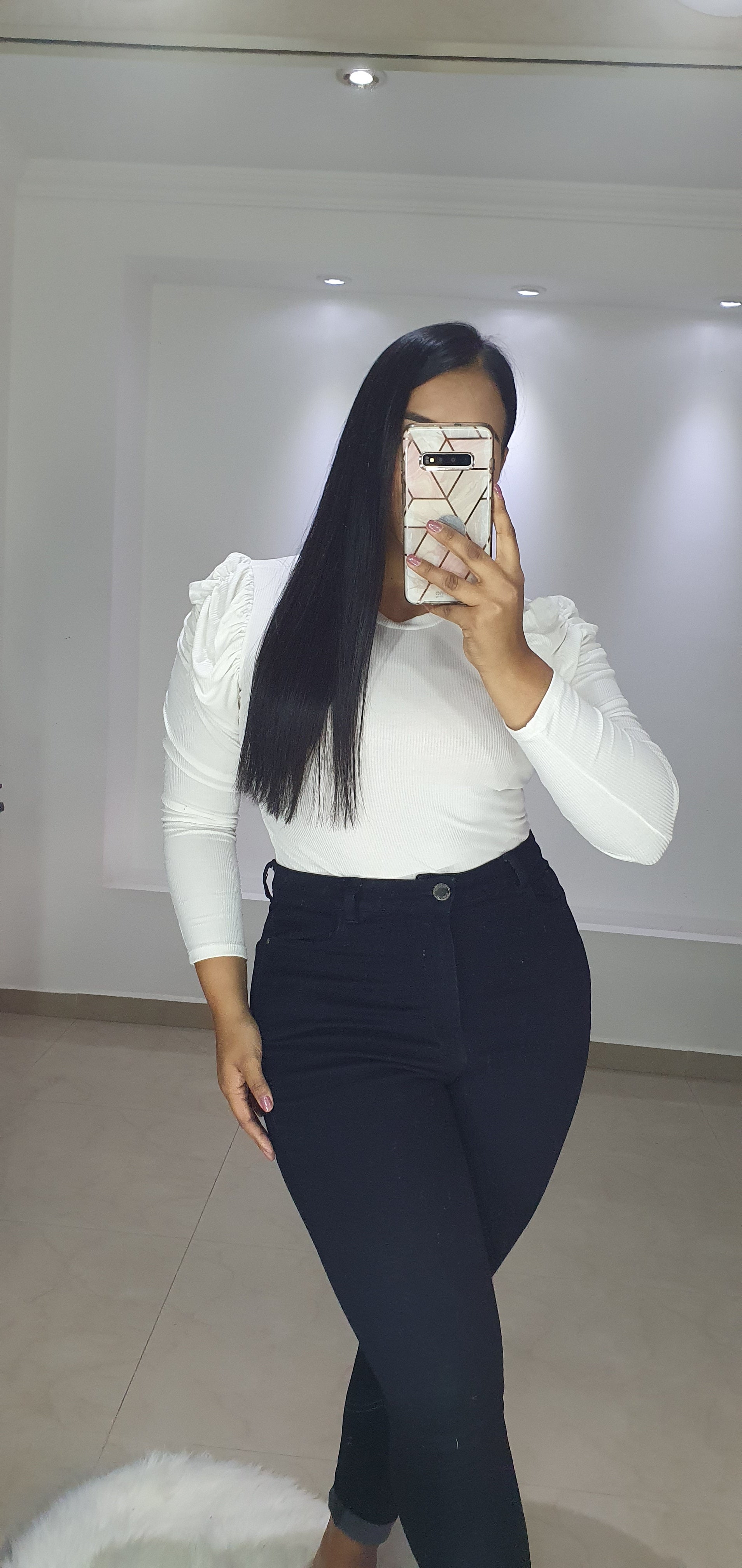 Blusa Manga Larga Bombacha Talla Plus