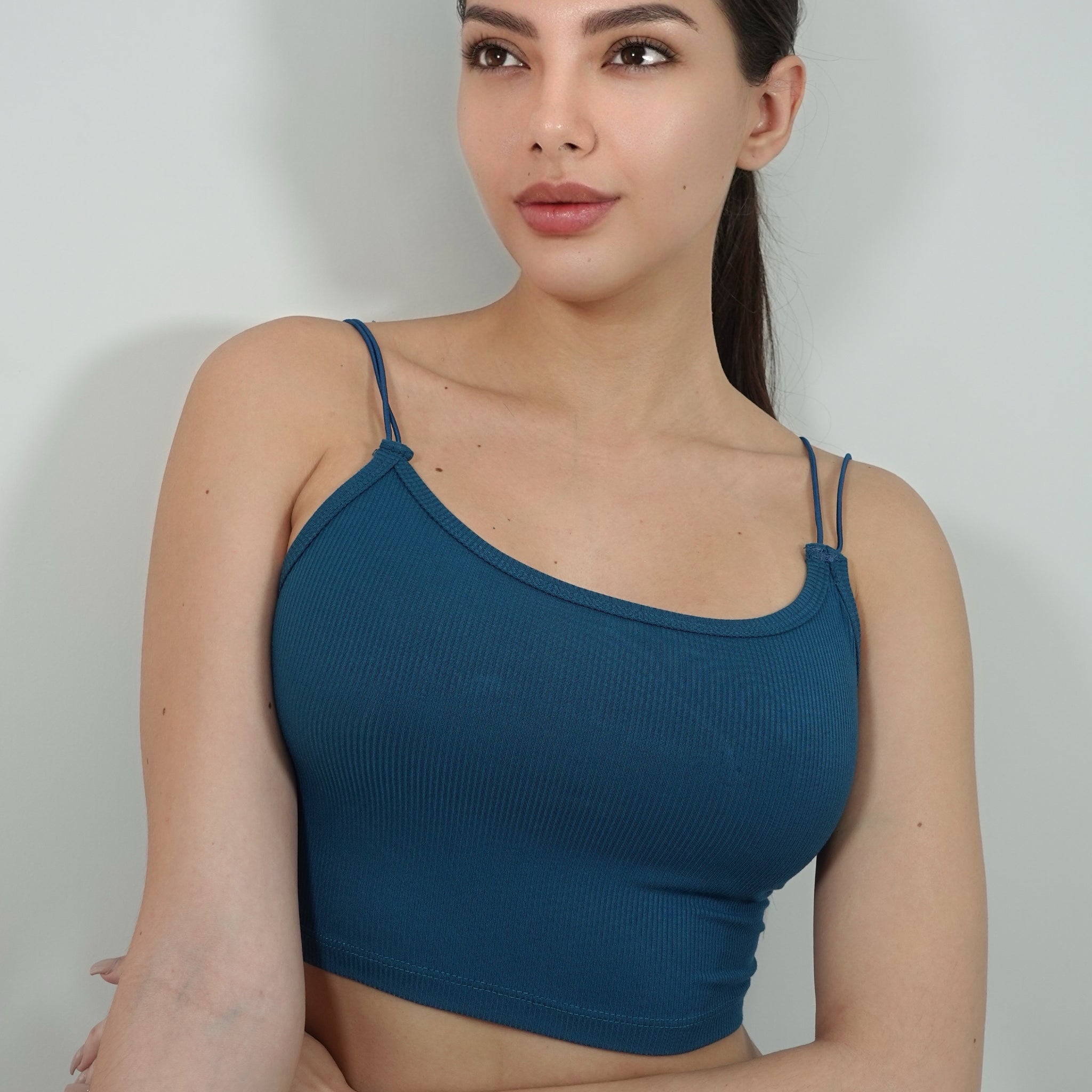Crop Top Tira Cordon Resorte