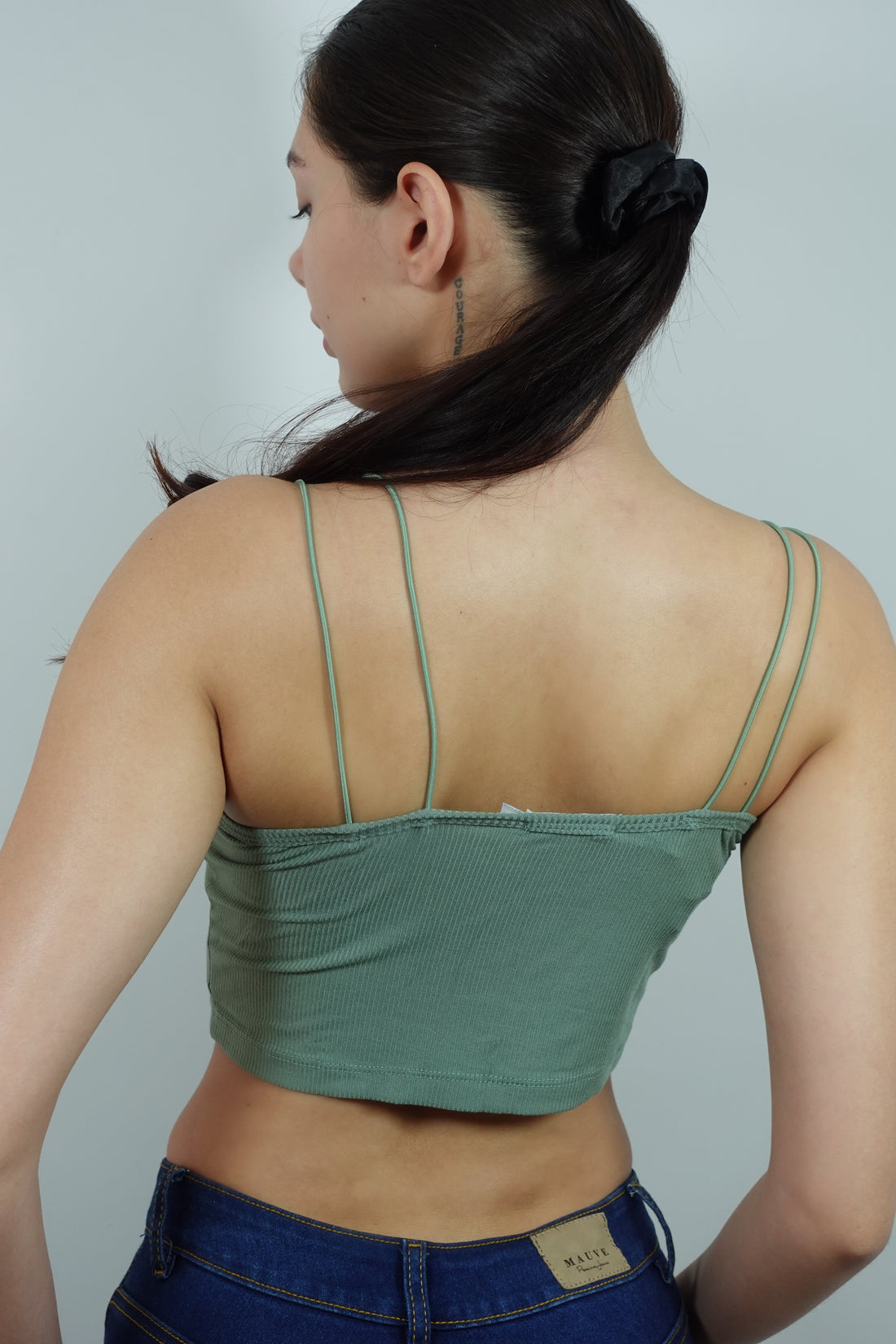 Crop Top Tira Cordon Resorte