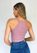Blusa Manga Sisa Cuello Alto