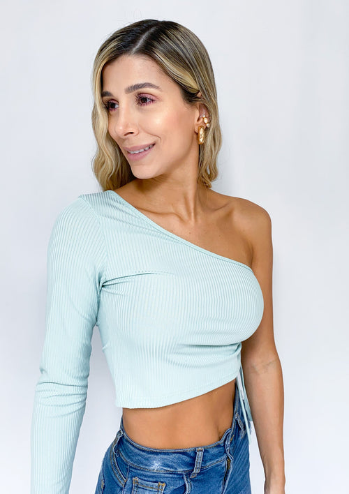Blusa Rib Asimetrica Runcho Costado