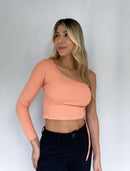 Blusa Rib Asimetrica Runcho Costado
