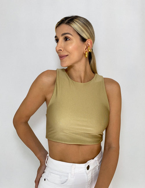 Blusa Manga Sisa Embonada Corta