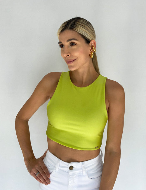 Blusa Manga Sisa Embonada Corta