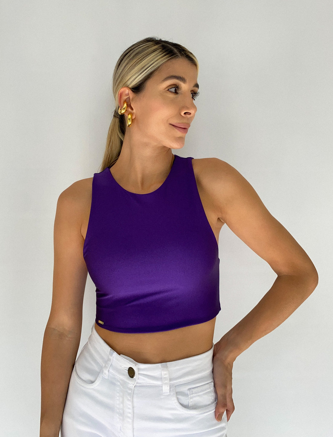 Blusa Manga Sisa Embonada Corta