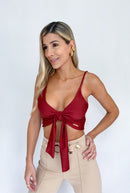 Crop Top Tiras Mono Adelante