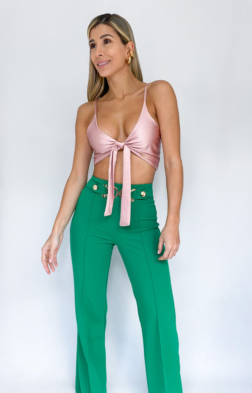 Crop Top Tiras Mono Adelante