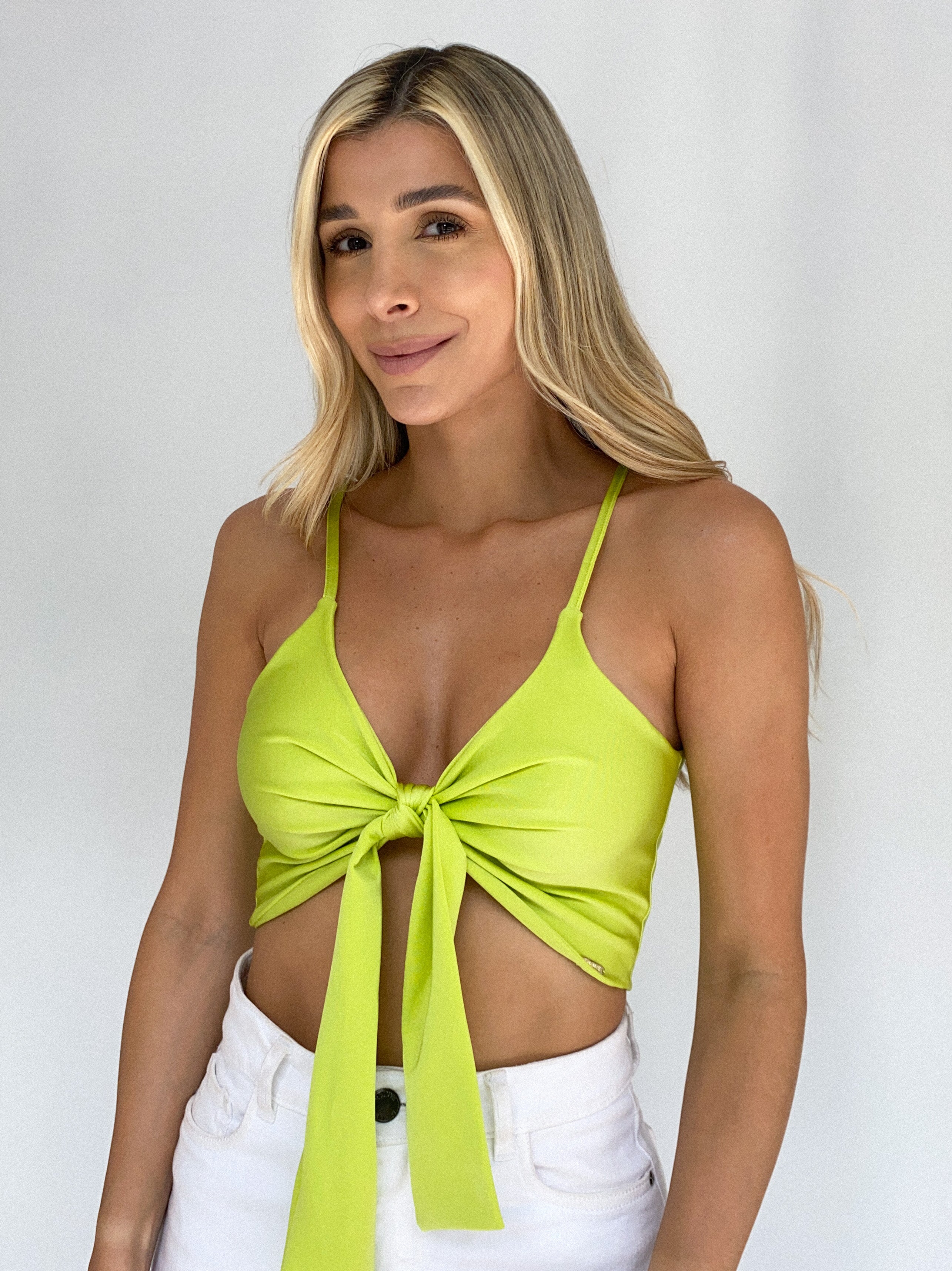 Crop Top Tiras Mono Adelante