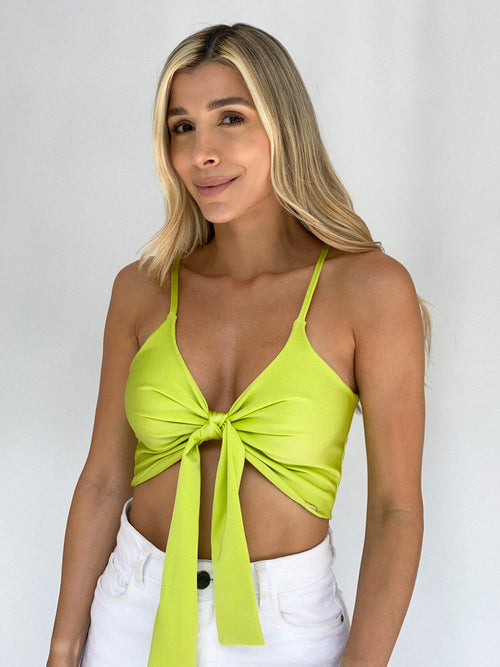 Crop Top Tiras Mono Adelante