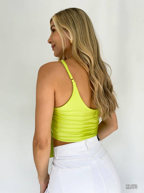 Crop Top Tiras Mono Adelante