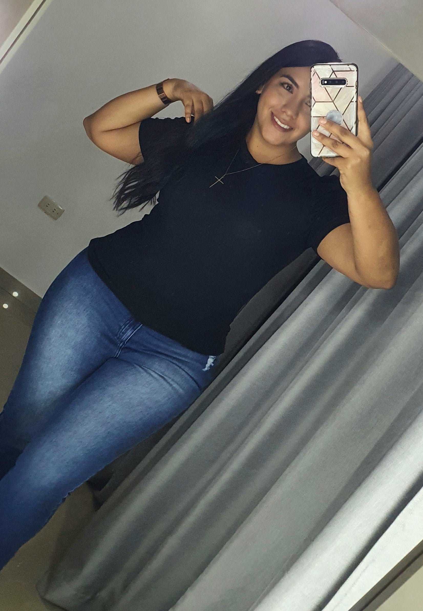 Blusa Manga Corta Resorte Talla Plus