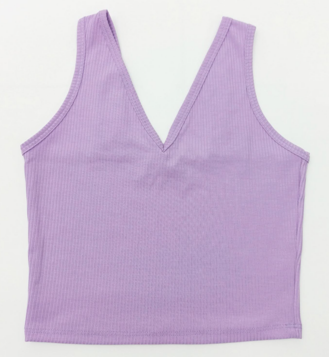 Blusa En Rib Manga Sisa Cuello V