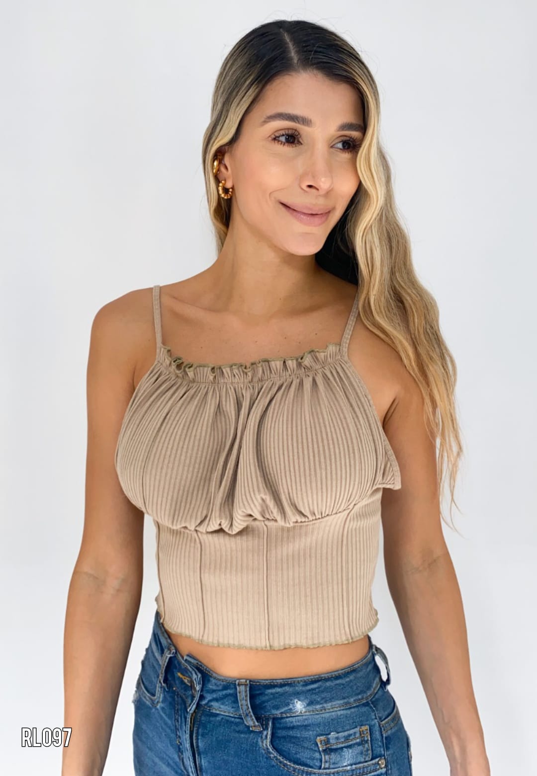 Blusa Tiras Zurcido
