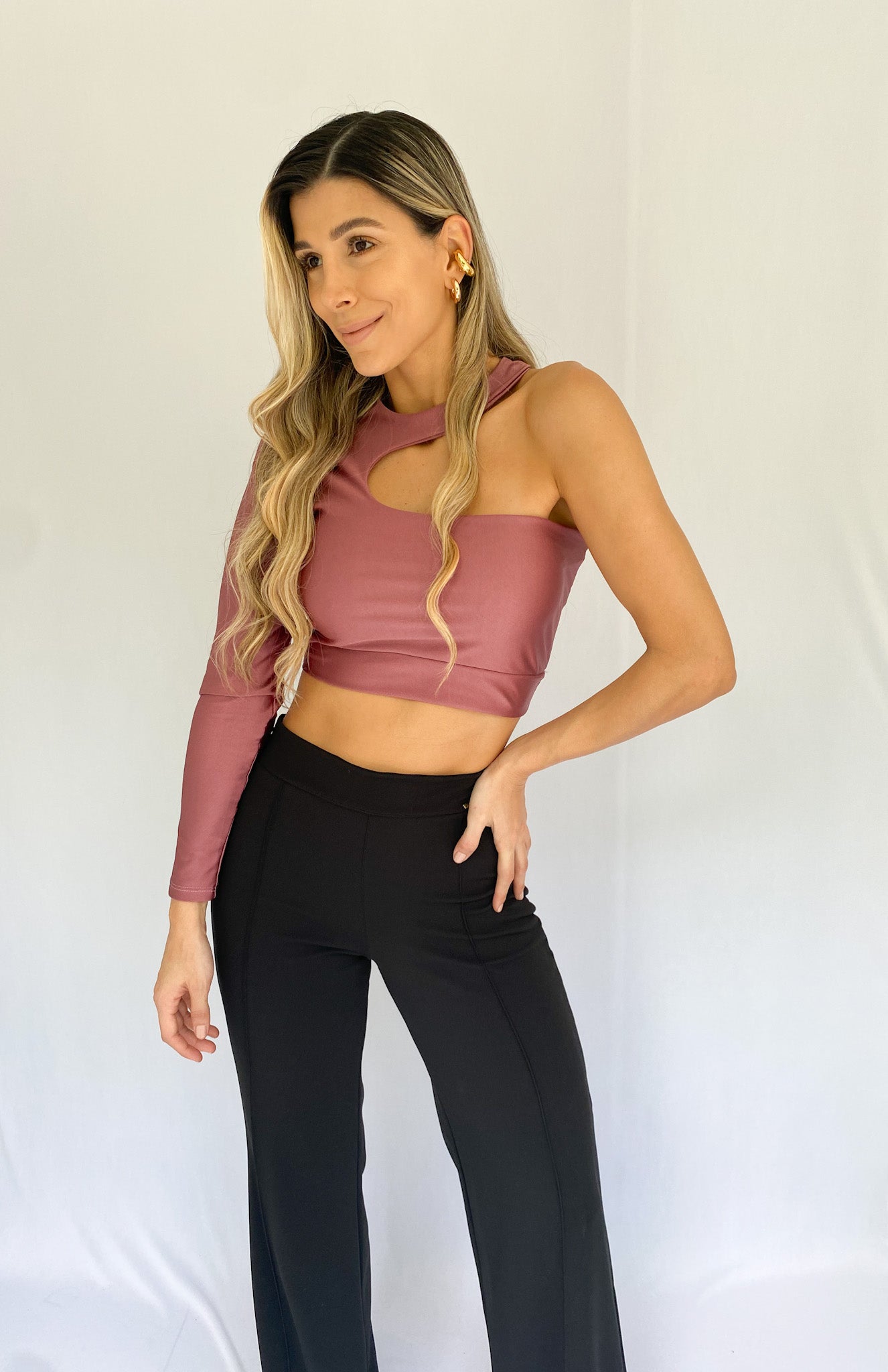 Blusa Asimetrica Escote