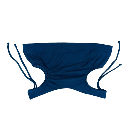 Crop Top Straple Resorte Cintura