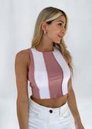 Blusa Manga Sisa Fileteado Frente