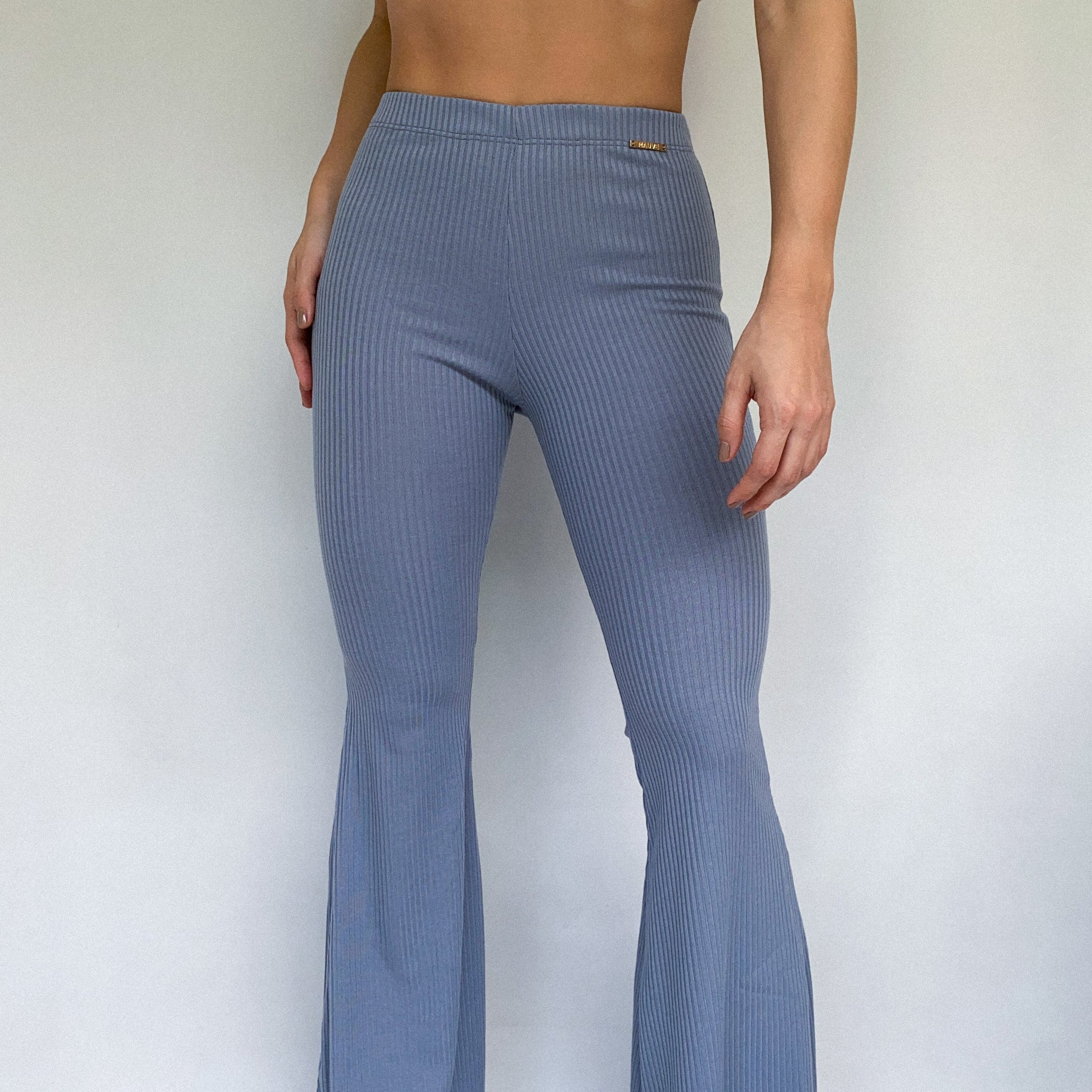 Pantalon Bota Ancha Rib