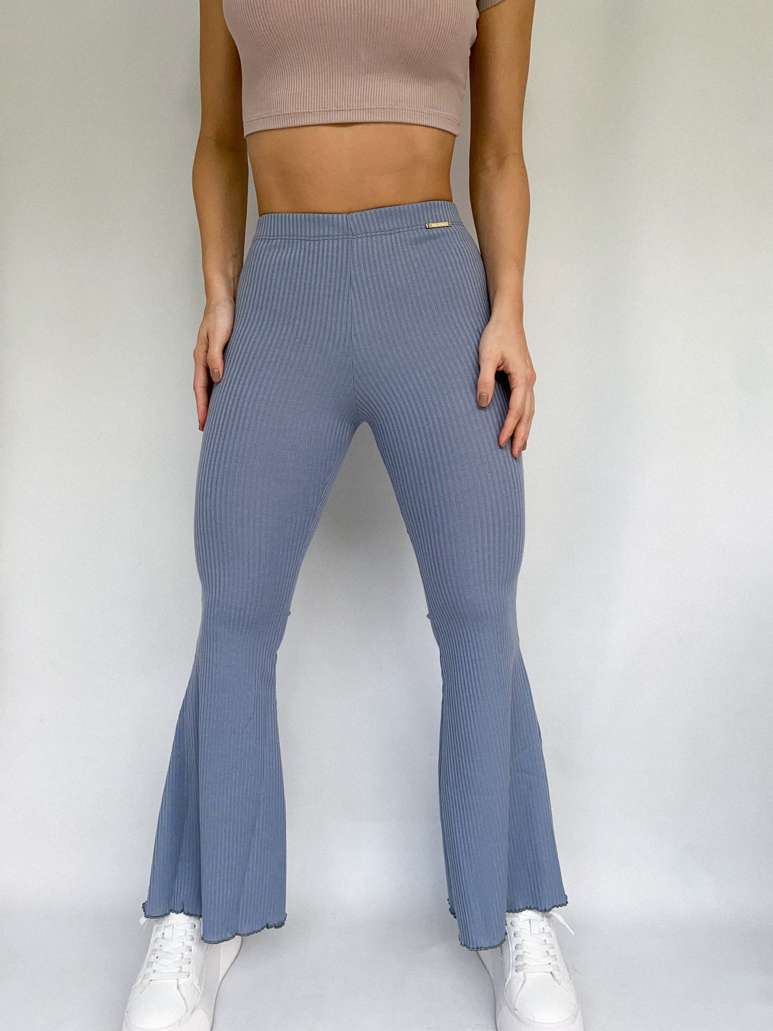 Pantalon Bota Ancha Rib