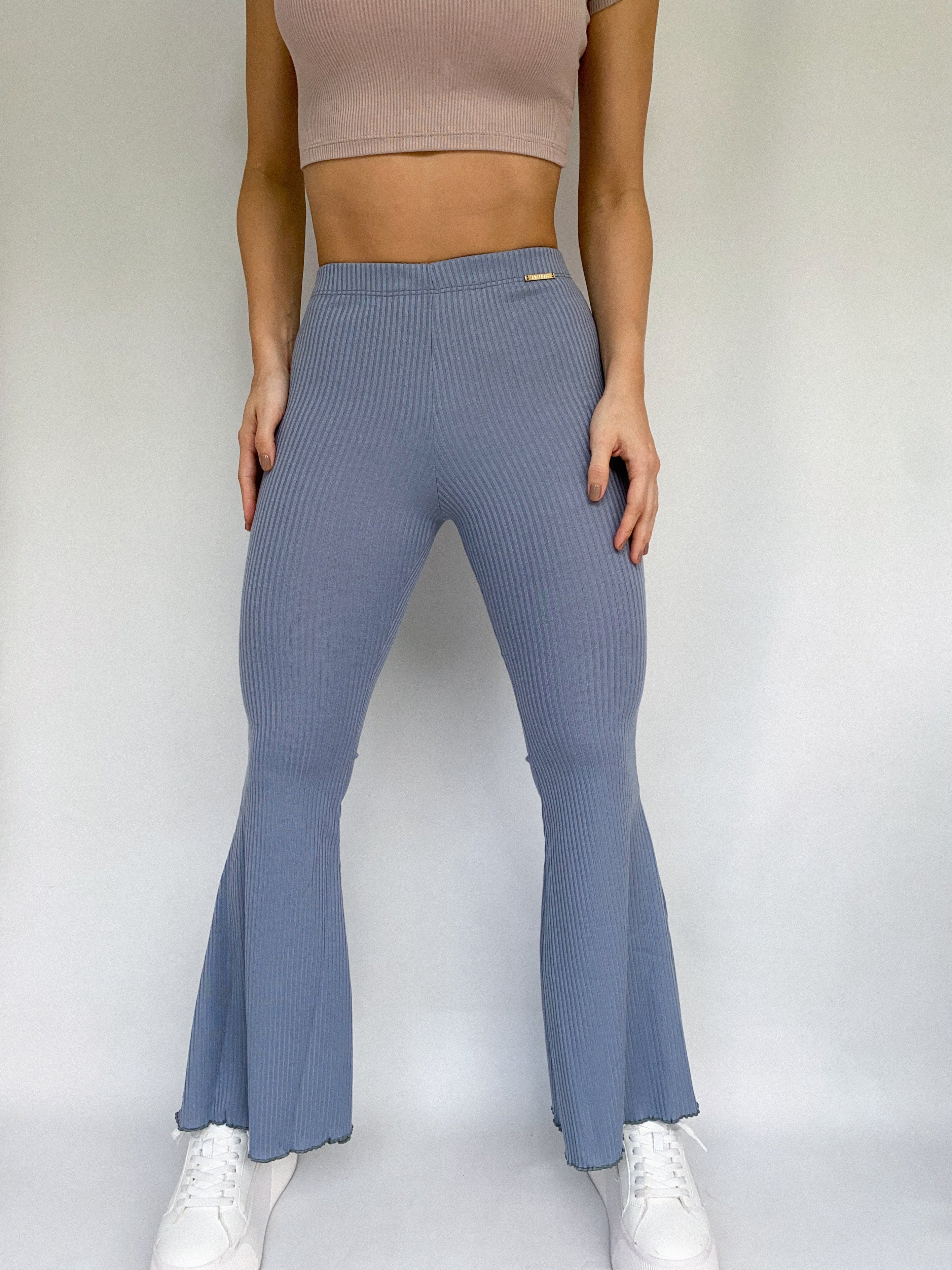 Pantalon Bota Ancha Rib