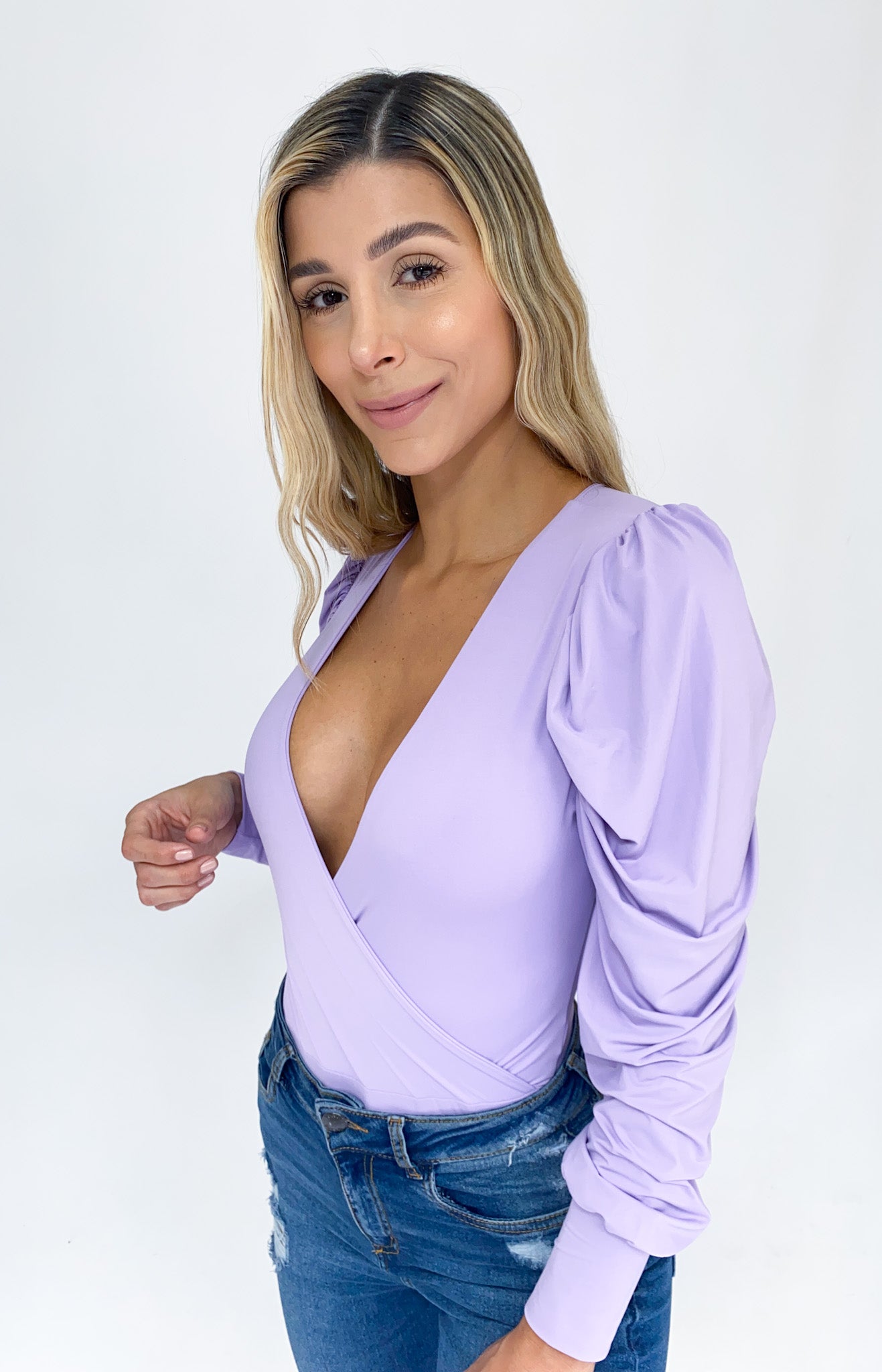 Body Manga Larga Bombacho Cruzado