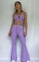 Pantalon Bota Ancha Rib