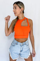Blusa Manga Sisa Con Corte En El Frente