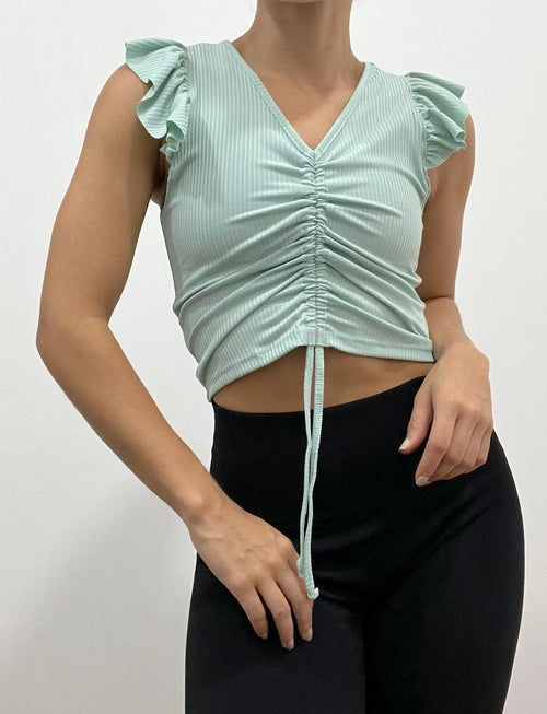 Blusa Corta Manga Bolero