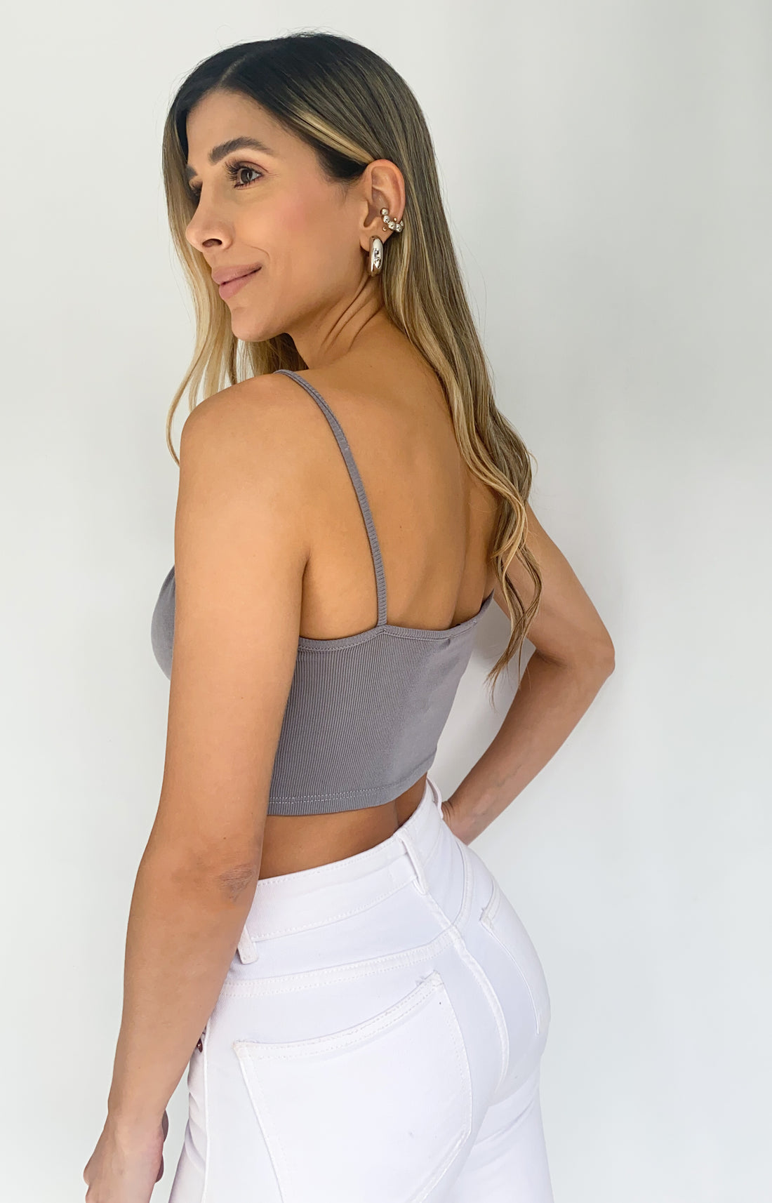 Blusa De Tiras Busto Zurcido